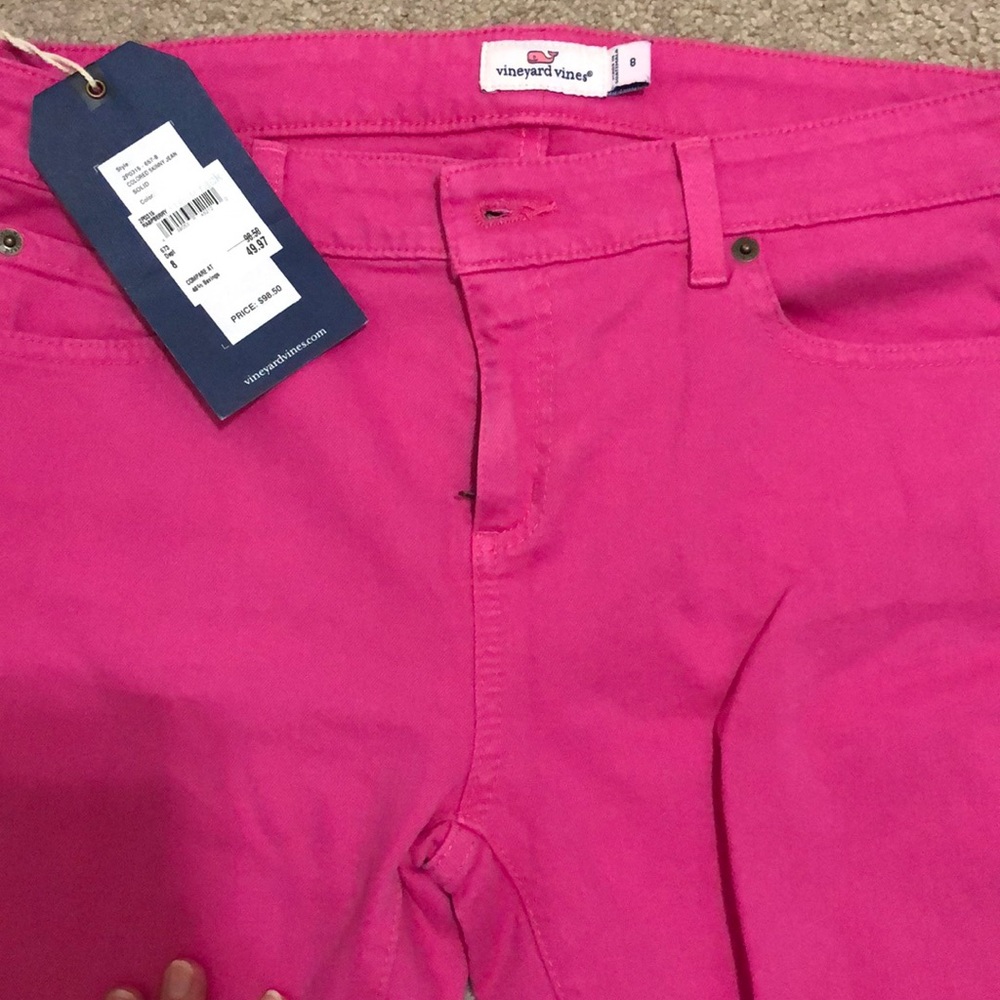 Vineyard Vines pink jeans